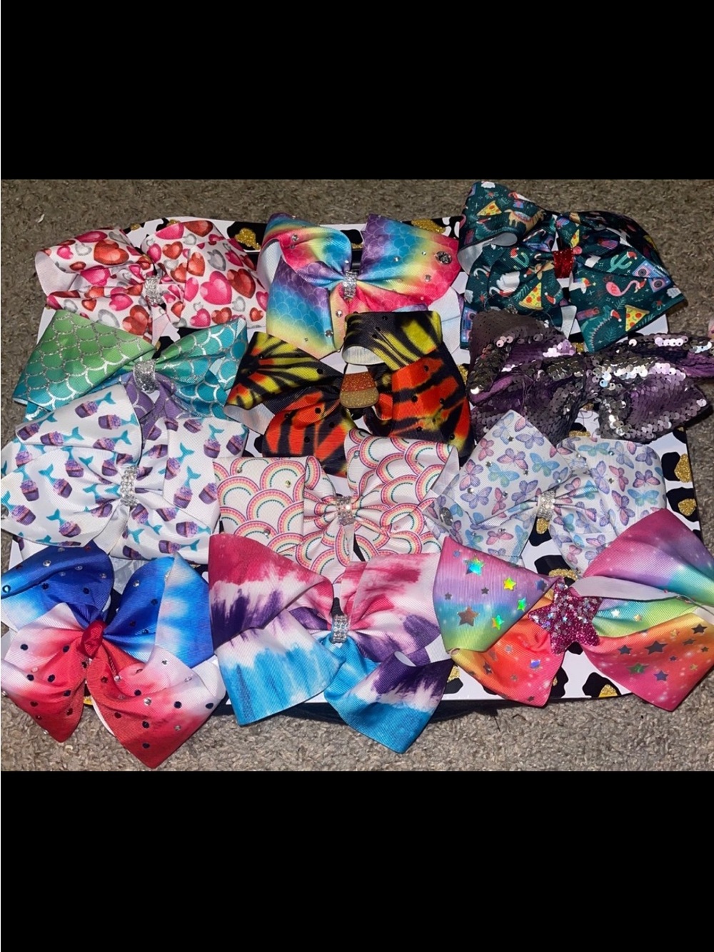 JoJo Siwa Rainbow & Multicolor Kids Hair Bow Set